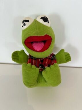Vintage 1980s McDonald’s Kermit Frog Plush Muppets Happy Meal Toy Rare Collect